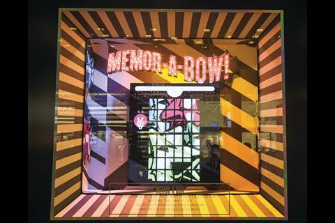 Bloomingdale’s has opted for interactivity to mark the season and its windows are themed around variations on “the iconic bow” used to wrap presents.